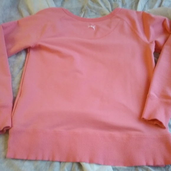 Puma Crew Sweatshirt Pullover Pink - Picture 4 of 5